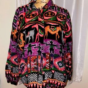 Vintage Tribal Oversized Jacket